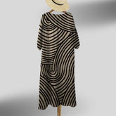 Zelda™ - Elegant Striped Maxi Dress